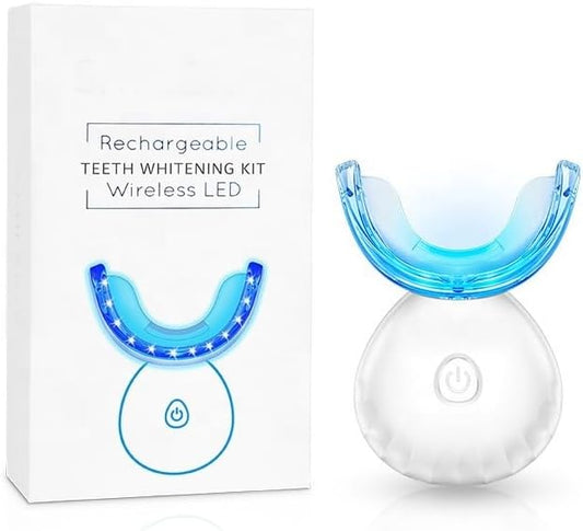 Rechargeable Teeth Whitening Light Kit – Fast, Effective, LED Whitening for a Brighter Smile