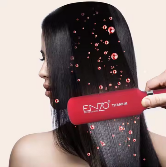 Heat Luxe Hair Straightener – Professional Ceramic Flat Iron for Smooth, Frizz-Free Styling**